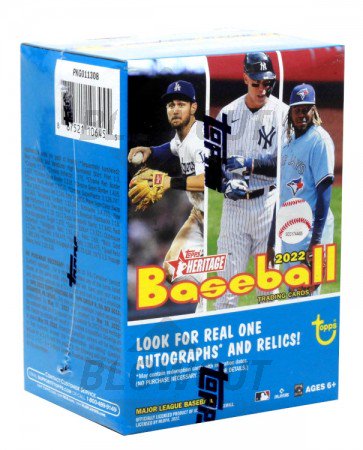 2022 Topps Heritage Baseball Blaster 40 Box Case