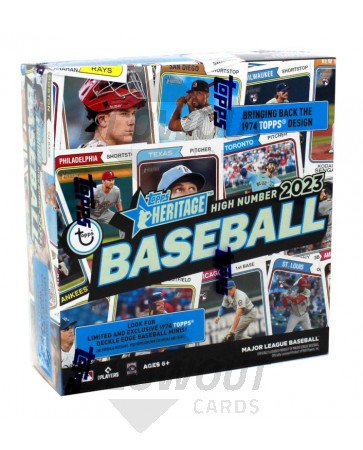 2023 Topps Heritage HIGH Number Baseball Mega 20 Box Case