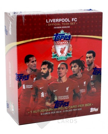 2022/23 Topps Liverpool FC Soccer Team Set 20 Box Lot