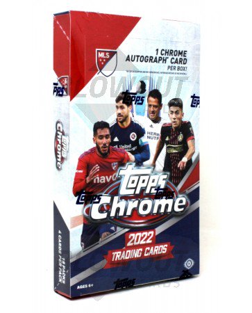 2022 Topps MLS Chrome Soccer Hobby 12 Box Case