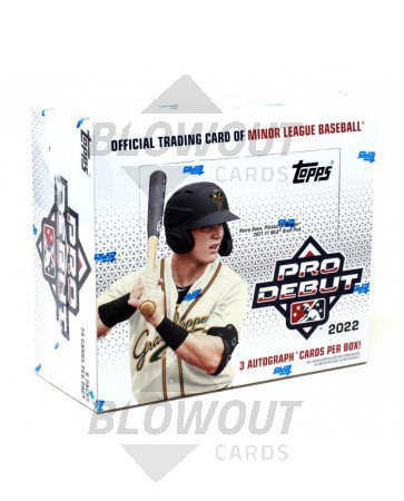 2022 Topps Pro Debut Baseball Jumbo Box