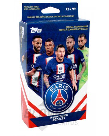 2022/23 Topps Paris Saint-Germain Soccer Team Set Box