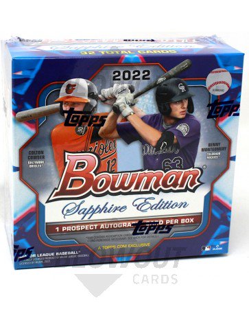 2022 Bowman Baseball Sapphire Edition Box