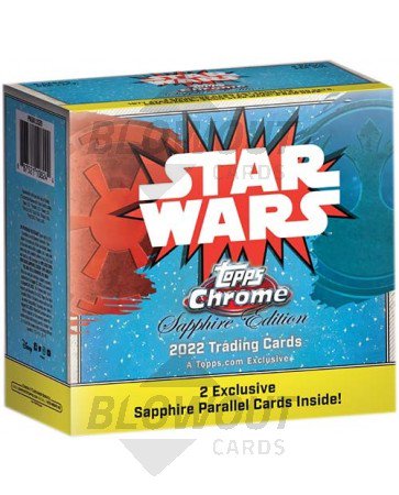 2022 Topps Star Wars Chrome Sapphire Edition Box