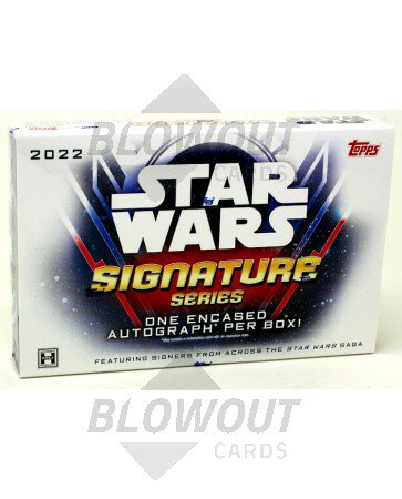 2022 Topps Star Wars Signature Series Box
