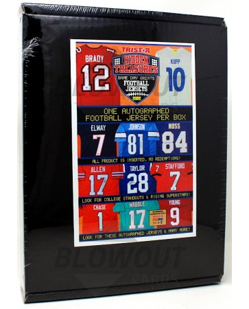 2022 Tristar Hidden Treasures Game Day Greats Jersey Football Box