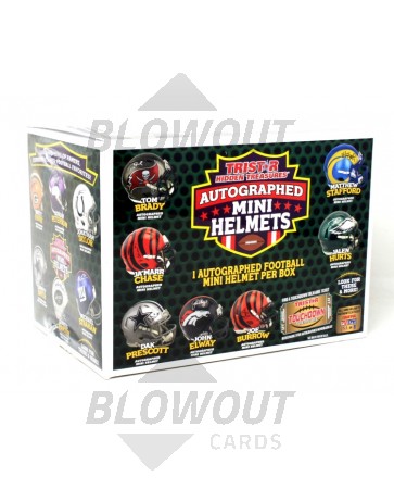 2022 Tristar Hidden Treasures Football Mini Helmet - Season Edition 10 Box Case