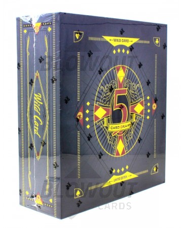2022 Wild Card Five Card Draw Football Hobby 12 Box Case
