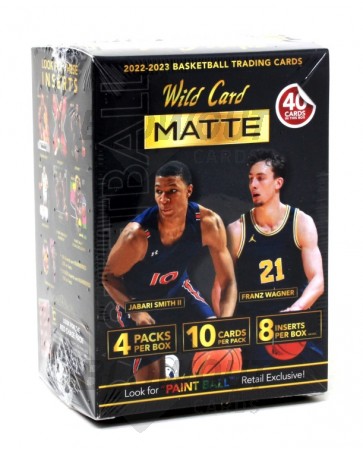 2022/23 Wild Card MATTE Basketball Blaster 20 Box Case