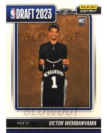 2023/24 Panini Instant Victor Wembanyama Draft Night Card