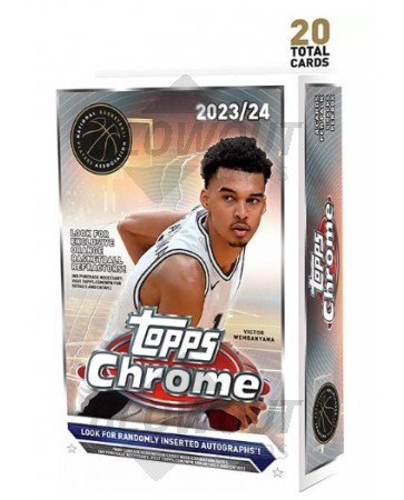 2023/24 Topps Chrome Basketball Hanger Pack Box