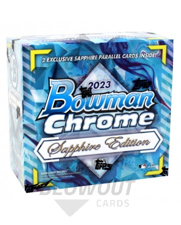 2023 Bowman Chrome Baseball Sapphire Edition 10 Box Case