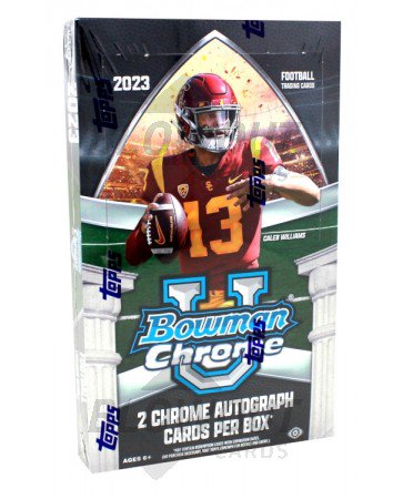 2023 Bowman Chrome University Football Hobby Box