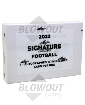 2023 Leaf Signature Series Football Hobby 12 Box Case