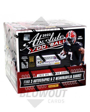 2023 Panini Absolute Football Hobby 12 Box Case