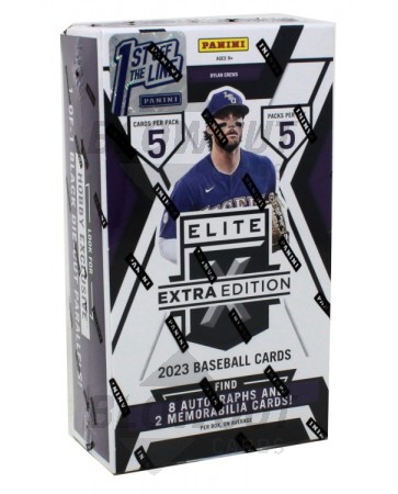 2023 Panini Elite Extra Edition Baseball 1st Off The Line Hobby Box