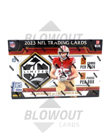 2023 Panini Limited Football 1st Off The Line Hobby 14 Box Case