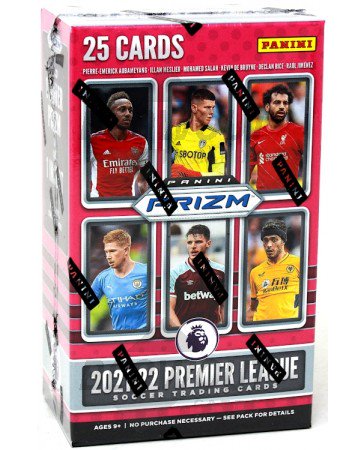 2021/22 Panini Prizm Premier League Soccer Cereal Box