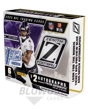 2023 Panini Zenith Football 1st Off The Line Hobby Box