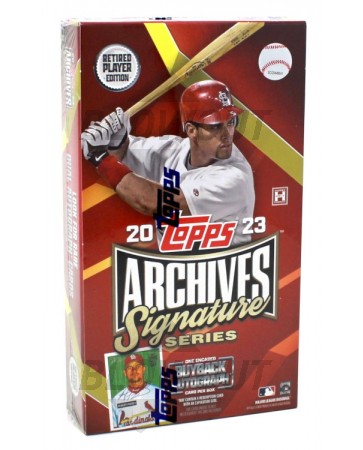2023 Topps Archives Signature Series Retired Player Ed Baseball 20 Box Case