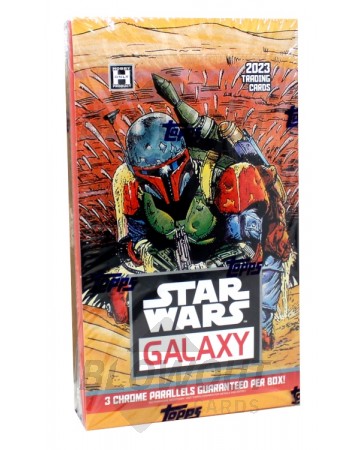 2023 Topps Star Wars Chrome Galaxy Hobby 12 Box Case