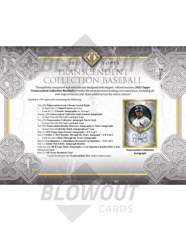 2023 Topps Transcendent Collection Baseball Case