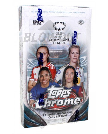 2023/24 Topps UEFA Women's Champions League Chrome Soccer Hobby Box
