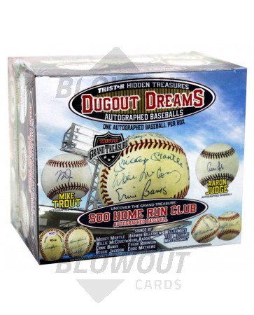 2023 Tristar Hidden Treasures Dugout Dreams Autographed Baseball 12 Box Case