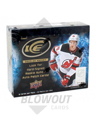 2023/24 Upper Deck Ice Hockey Hobby 12 Box Case