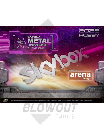 2023 Upper Deck Skybox Metal Universe Champions Hobby 12 Box Case