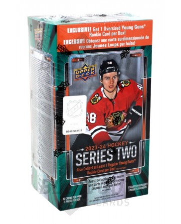 2023/24 Upper Deck Series 2 Hockey Oversized Young Gun Blaster 20 Box Lot