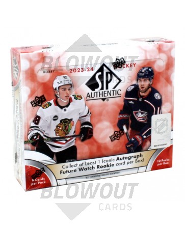 2023/24 Upper Deck SP Authentic Hockey Hobby 16 Box Case