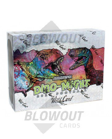 2023 Wild Card Alumination Dino-Might Football Hobby Box