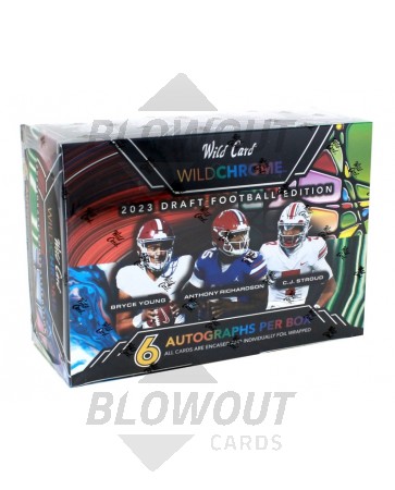 2023 Wild Card Wildchrome Draft Football Hobby Box