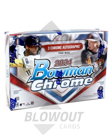 2024 Bowman Chrome Baseball HTA Choice 12 Box Case