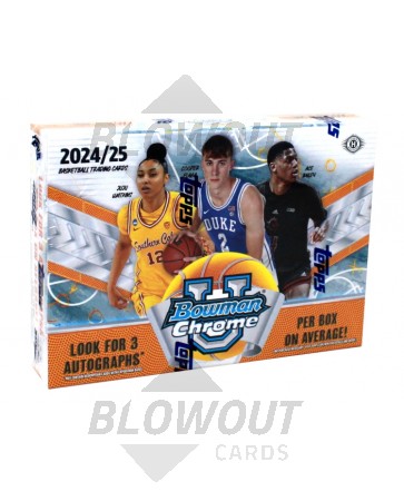 2024/25 Bowman Chrome University Basketball Breaker's Delight 12 Box Case