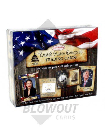2024 Fascinating Cards United States Congress Trading Cards 8 Box Case