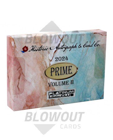 2024 Historic Autographs Prime Volume II Platinum Club Box