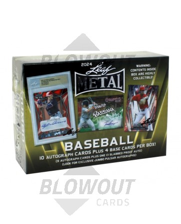 2024 Leaf Metal Baseball Jumbo 8 Box Case