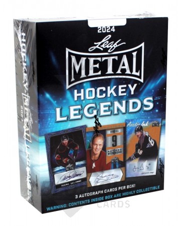 2024 Leaf Metal Hockey Legends 20 Box Case