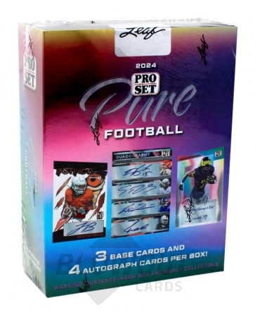 2024 Pro Set Pure Football Hobby 12 Box Case