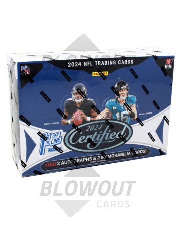 2024 Panini Certified Football 1st Off The Line Hobby 16 Box Case