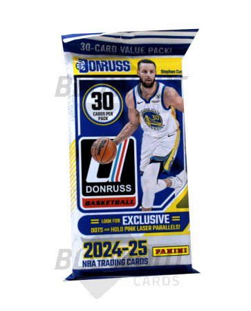 2024/25 Panini Donruss Basketball Fat Pack - 12 Pack Lot