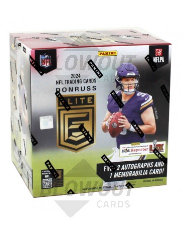 2024 Panini Donruss Elite Football Hobby 12 Box Case