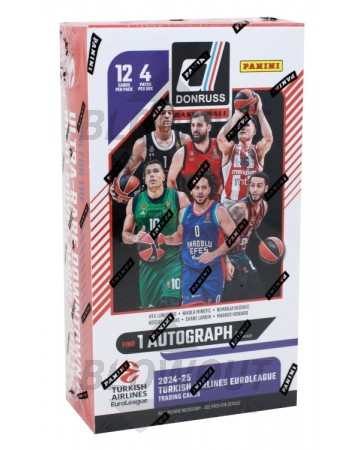 2024/25 Panini Donruss Euroleague Basketball Hobby 12 Box Case