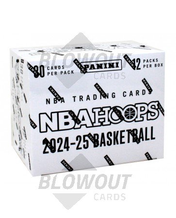 2024/25 Panini NBA Hoops Basketball Fat Pack 12 Box Case