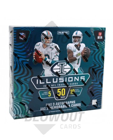 2024 Panini Illusions Football Hobby 16 Box Case