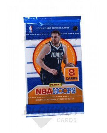 2024/25 Panini NBA Hoops Basketball Retail Pack - 12 Pack Lot