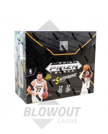 2024/25 Panini Prizm Black Basketball Hobby 12 Box Case