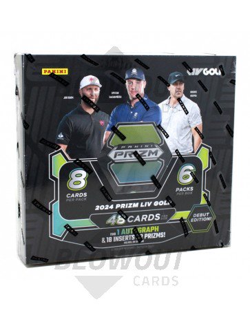2024 Panini Prizm LIV Golf Hobby 16 Box Case